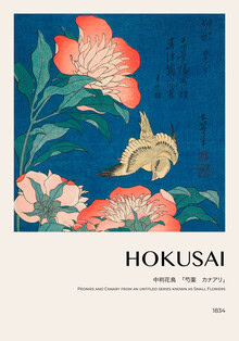 Art Classics, Katsushika Hokusai - Peonie e Canarie - Germania, Europa)