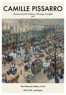 Classici d'arte, Camille Pissarro - Boulevard degli Italiani Parigi