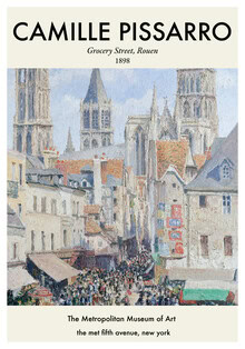 Classici d'arte, Camille Pissarro - Grocery Street Rouen