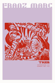 De Kunstcirkel, Malou Studio - Franz Marc - Tijger in rood