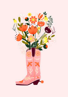 Ania Więcław, Floral Cowboy Boot Charm - Polen, Europa)