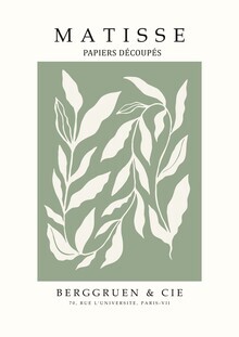 Art Classics, Matisse Inspired Papiers Découpés Print beige-groen - Duitsland, Europa)
