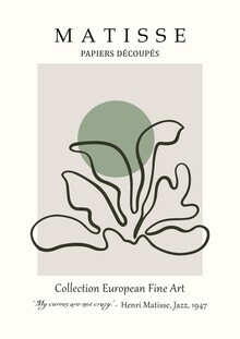 Art Classics, Henri Matisse - The Cut Outs - Papiers Découpés beige-groen - Duitsland, Europa)