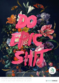 2027 Punk Pop calendar – bold colourful pop art illustrations as sustainable gift