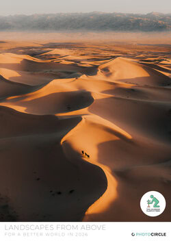 2026 Landscapes from Above Calendar with aerial photos by Lennart Pagel – sustainable gift in premium quality