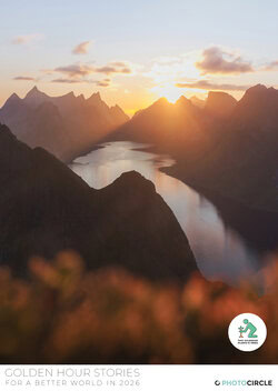  Golden Hour Stories Calendar 2026 with atmospheric landscape photography by Reiner Hofer