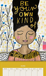 Be You Planner & Organizer 2027 by Constanze Guhr with mindfulness and self-love illustrations
