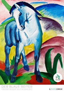  Blauer Reiter art calendar 2027 with expressionist paintings in A2, A3 & A4