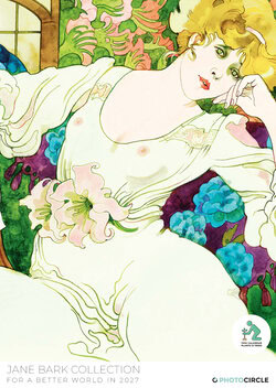 Jane Bark Collection 2027 Art Calendar with fashion illustrations by the famous Swedish artist