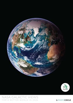 2026 NASA wall calendar with space imagery from Hubble and NASA telescopes – a sustainable gift in top quality