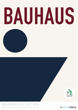 Bauhaus collection 2027 art calendar with geometric Bauhaus style illustrations