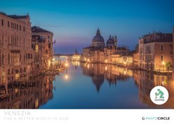 2026 Venice calendar – atmospheric cityscape photography capturing the timeless beauty of Venice