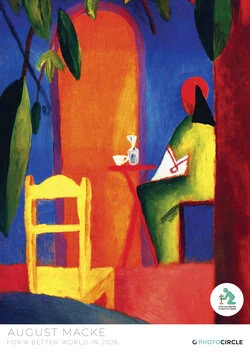 August Macke Kunst Wandkalender 2026 – nachhaltiger Kalender mit farbenfroh, expressionistischen Macke Gemälden