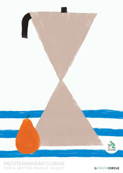 Mediterraner Küchenkalender 2027 – mediterrane Illustrationen von Matias Larrain in einem Kalender für die Küche    