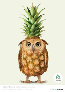 2026 Foodimals kitchen calendar – funny Jonas Loose illustrations for colourful kitchen walls
