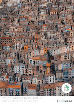 2026 Cityscapes from Above Calendar with aerial city photos by Lennart Pagel – sustainable gift in premium quality