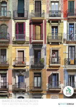Barcelona calendar 2026 with stylish architectural photography – a sustainable gift in premium quality
