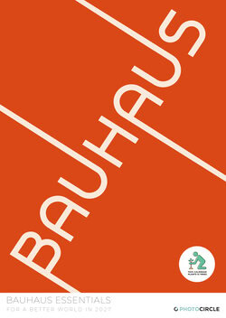 Bauhaus Essentials Calendar 2027 with minimalist illustrations in modern Bauhaus design style