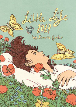 Little Life Kalender 2027 von Simone Goder mit liebevoll illustrierten Comic-Motiven, die kleine Alltagsmomente voller Wärme und Liebe zeigen.