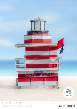 2026 Miami Seaside Planner Organizer Calendar