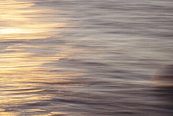 Nadja Jacke, Flensburg Fjord blurred in the sunset