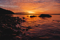 Nadja Jacke, Sunset on the Baltic Sea