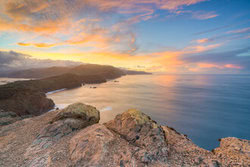 Michael Valjak, Sunset in the east of Madeira - Portugal, Europe)