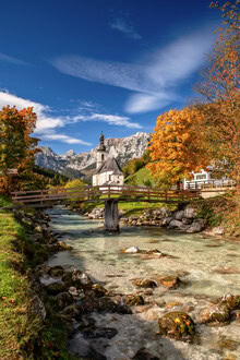 Achim Thomae, Goldener Herbst in den Bayerischen Alpen - Deutschland, Europa)