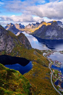 Achim Thomae, Fjord Panorama Lofoten Norway