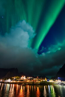 Achim Thomae, Northern Lights on Lofoten Islands Norway - Norway, Europe)