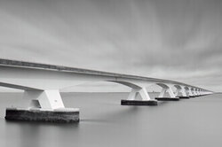 Rolf Schnepp, The Zeeland-Bridge as a fineart photo