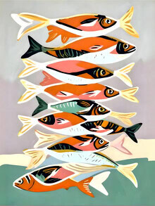 Uma Gokhale, Sardines Meetup Art Print