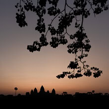 Photo art by Christian Janik: Evening light over Angkor Wat in Cambodia.