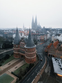 Johannes Hulsch, A cold winter morning at Lübeck