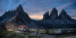 Achim Thomae, Drei Zinnen Panorama Dolomiten - Italien, Europa)