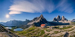 Achim Thomae, Three Peaks Panorama Dolomite Alps Italy