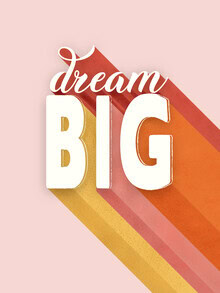Ania Więcław, Dream Big Retro Typography – Bold Motivational Quote - Polen, Europa)
