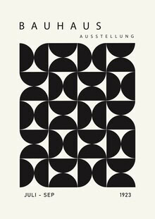 Bauhaus Collection, Bauhaus Ausstellung 1923 Design Print schwarz-beige - Deutschland, Europa)