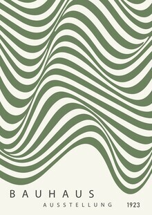 Bauhaus Collection, Bauhaus Design Print grün-beige - Deutschland, Europa)