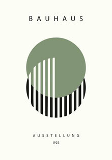 Bauhaus Collection, Bauhaus Ausstellung 1923 Poster Design grün-beige - Deutschland, Europa)