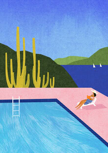 Henry Rivers, Swimming Pool Pink