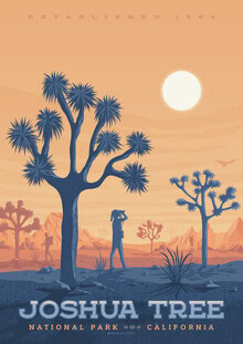 François Beutier, Joshua Tree National Park Travel Poster