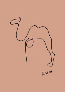 Art Classics, Picasso Strichzeichnung - Kamel Terracotta - Deutschland, Europa)