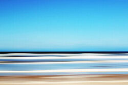 Photo art by Manuela Deigert: Langeoog with bright sea