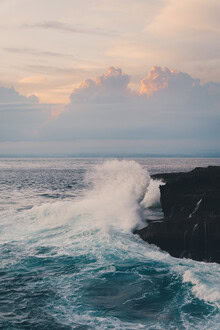 Fotokunst von Christian Seidenberg: Sonnenuntergang über den Klippen von Bali