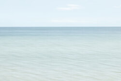 Photo art by Nadja Jacke: gentle Baltic Sea horizon in abstract representation