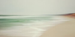 Photo art by Holger Nimtz: calm view of the Baltic Sea in a minimalist style