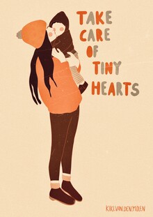 Wall art by Kiki Van Den Molen: tender representation of motherly love