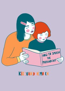 Illustration von Kiki Van Den Molen: kraftvolles feministische Motiv