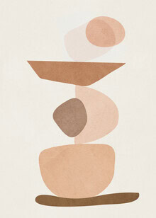 Illustration by Branka Kodžoman: balancing elements in soft earth tones